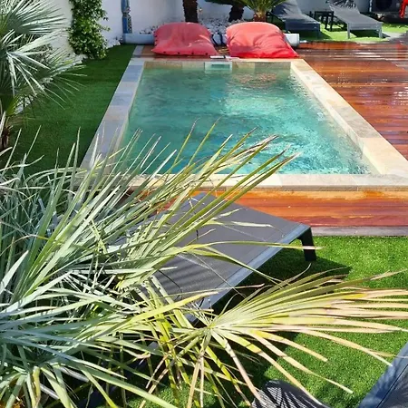 別荘 Stunning Family With Pool In Cap D'agde *